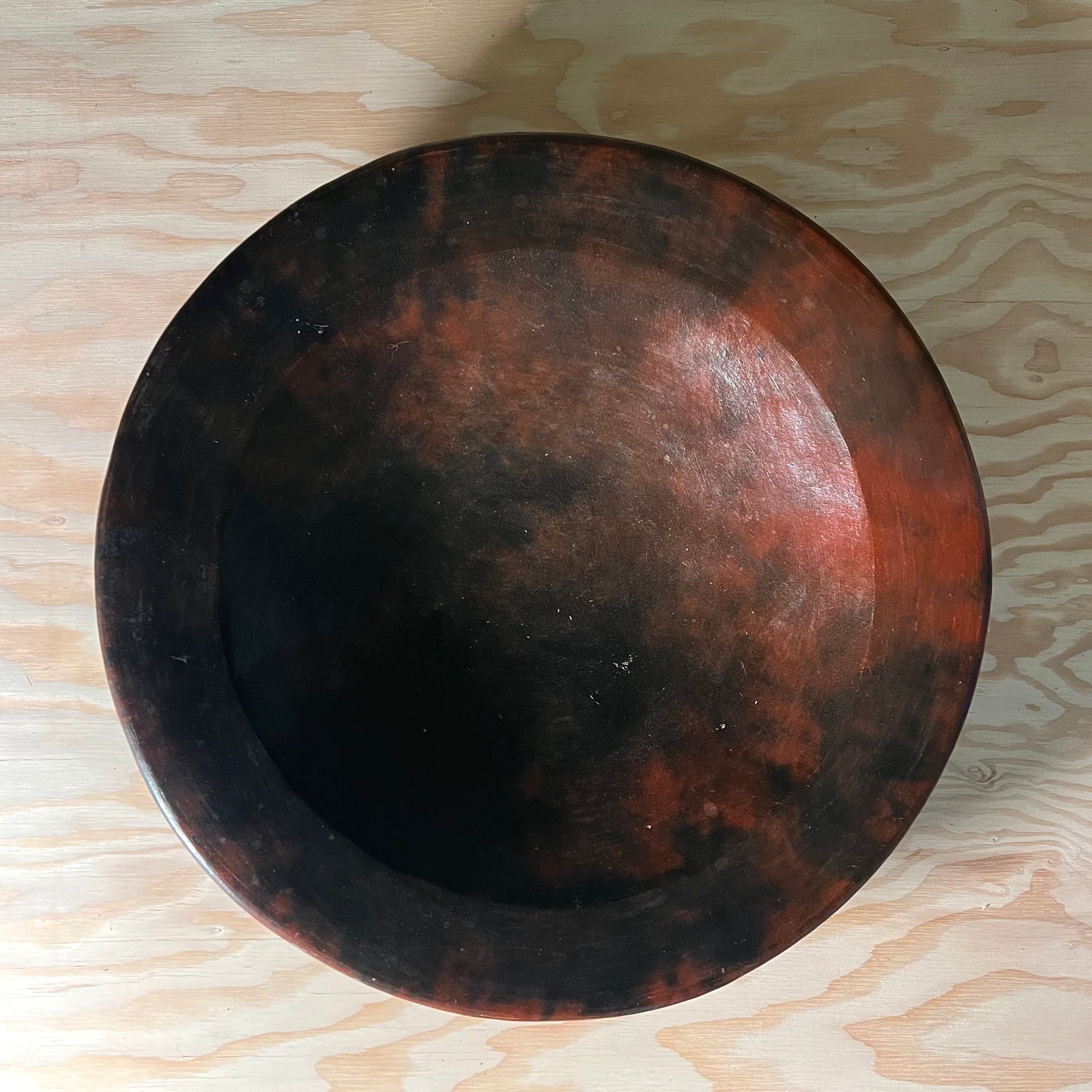 Burnt Amber Ceramic Bowl