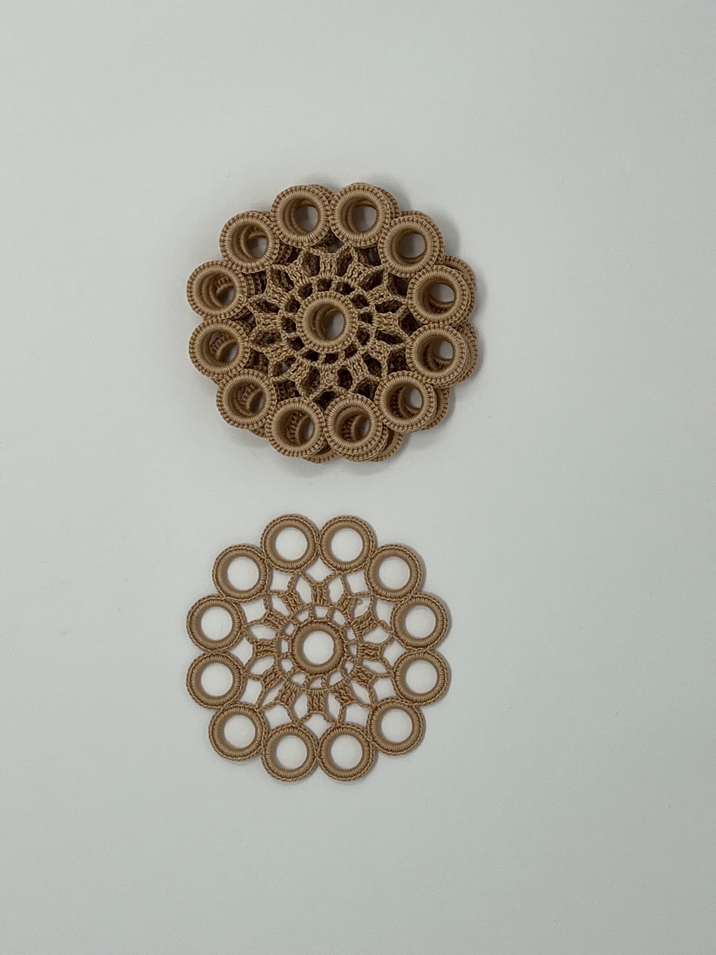Crochet Coasters - Bronze