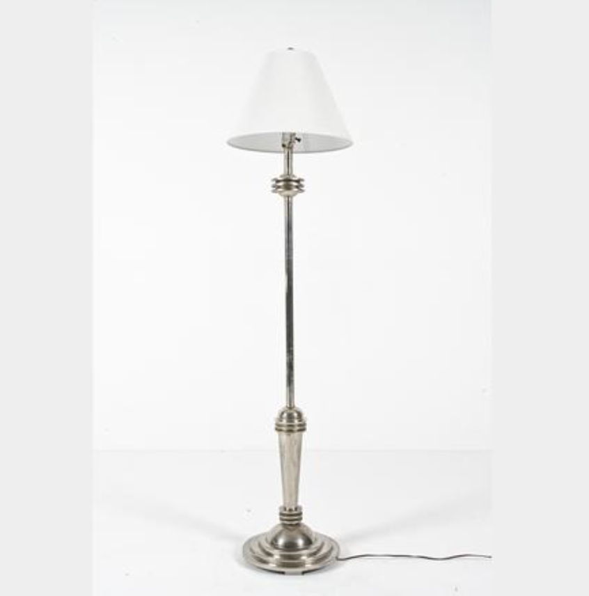 Machine Age Art Deco Style Floor Lamp