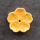 Gohobi - Cherry Blossom Ceramic Incense Holder, Yellow
