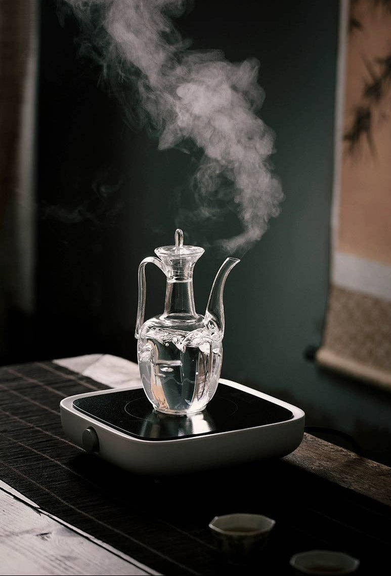 Gohobi - Song Style, High Neck Glass Teapot