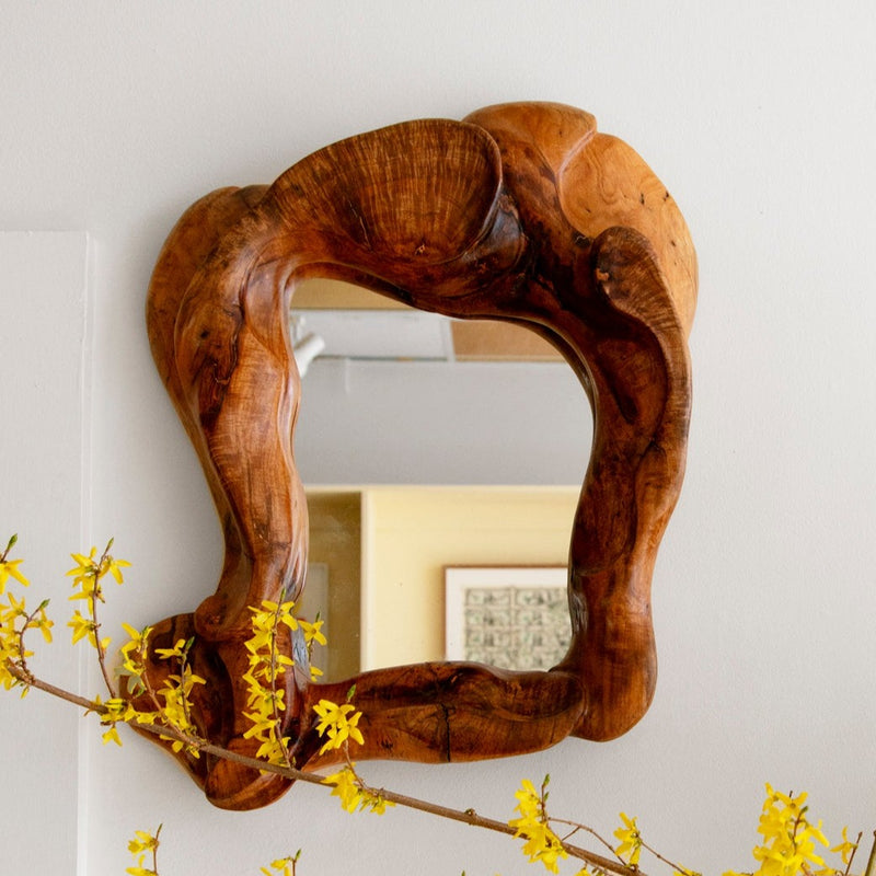 Handmade Parota Mirror