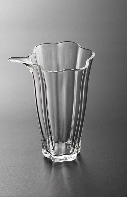 Gohobi - Handmade Floral Tall Glass Pitcher