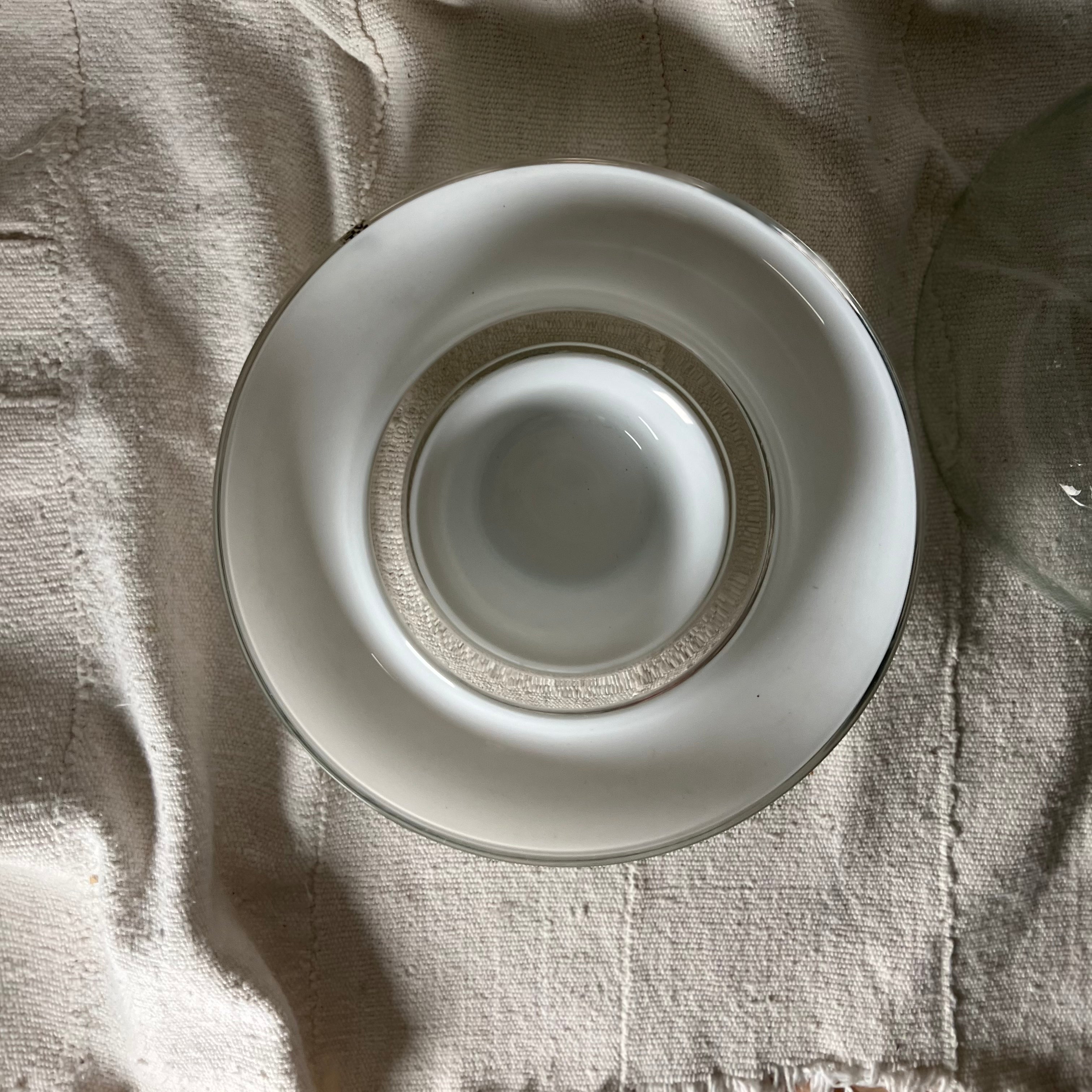 Venini Murano Glass Dome Serving Plate