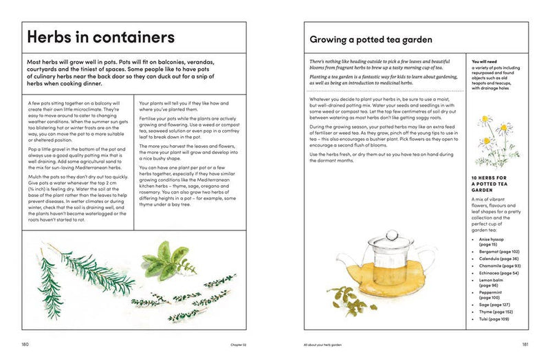 The Healing Garden: Cultivate Your Garden to Treat: Hardcover