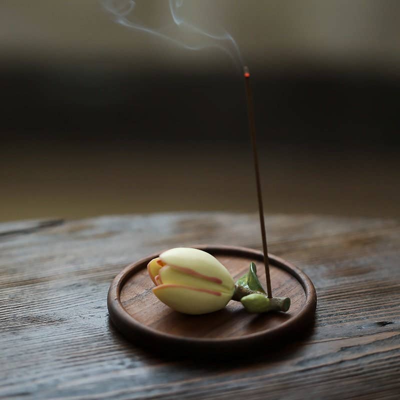 Gohobi - Handmade Ceramic Tulip Incense Holder