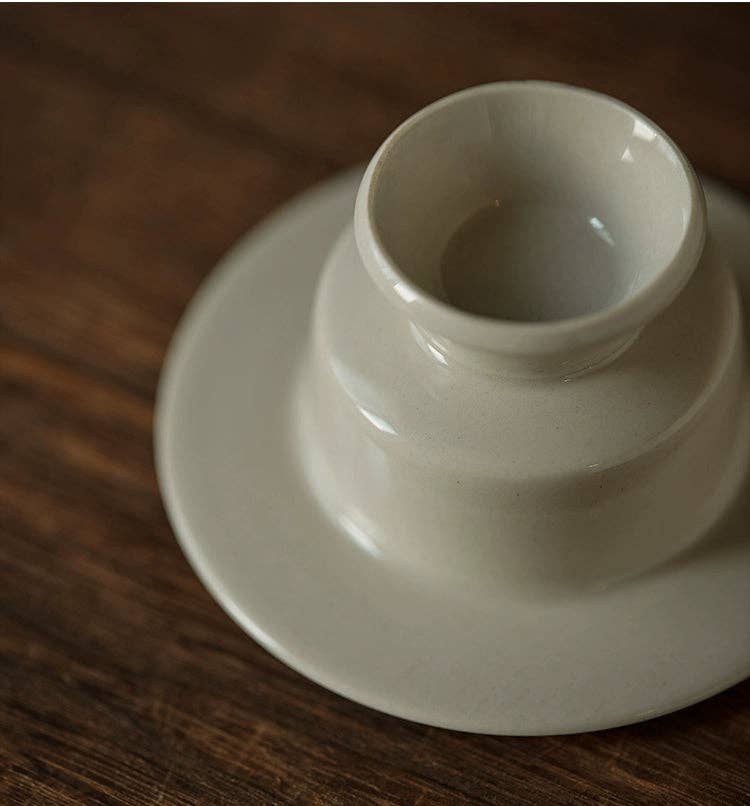 Gohobi - Handmade Song Style White Incense Holder