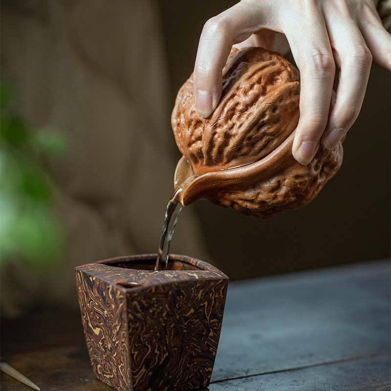 Gohobi - Clay Walnut Gaiwan Teapot