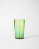 Augusta Glass - Mustard/Aquamarine