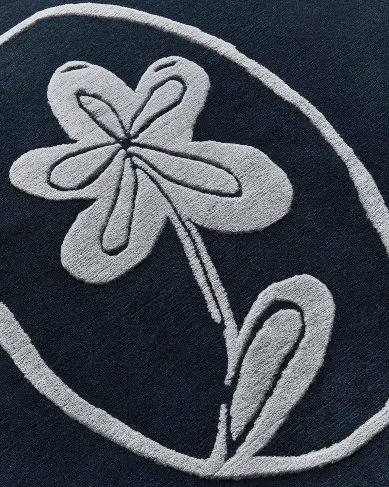 Con Salud - The Dolores Rug in Dusted Navy