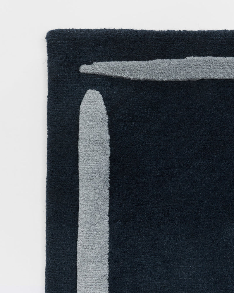 Con Salud - The Dolores Rug in Dusted Navy