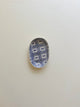 Hand-painted Mini Dish - Cream/Blue