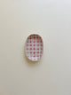 Hand-painted Mini Dish - Cream/Red