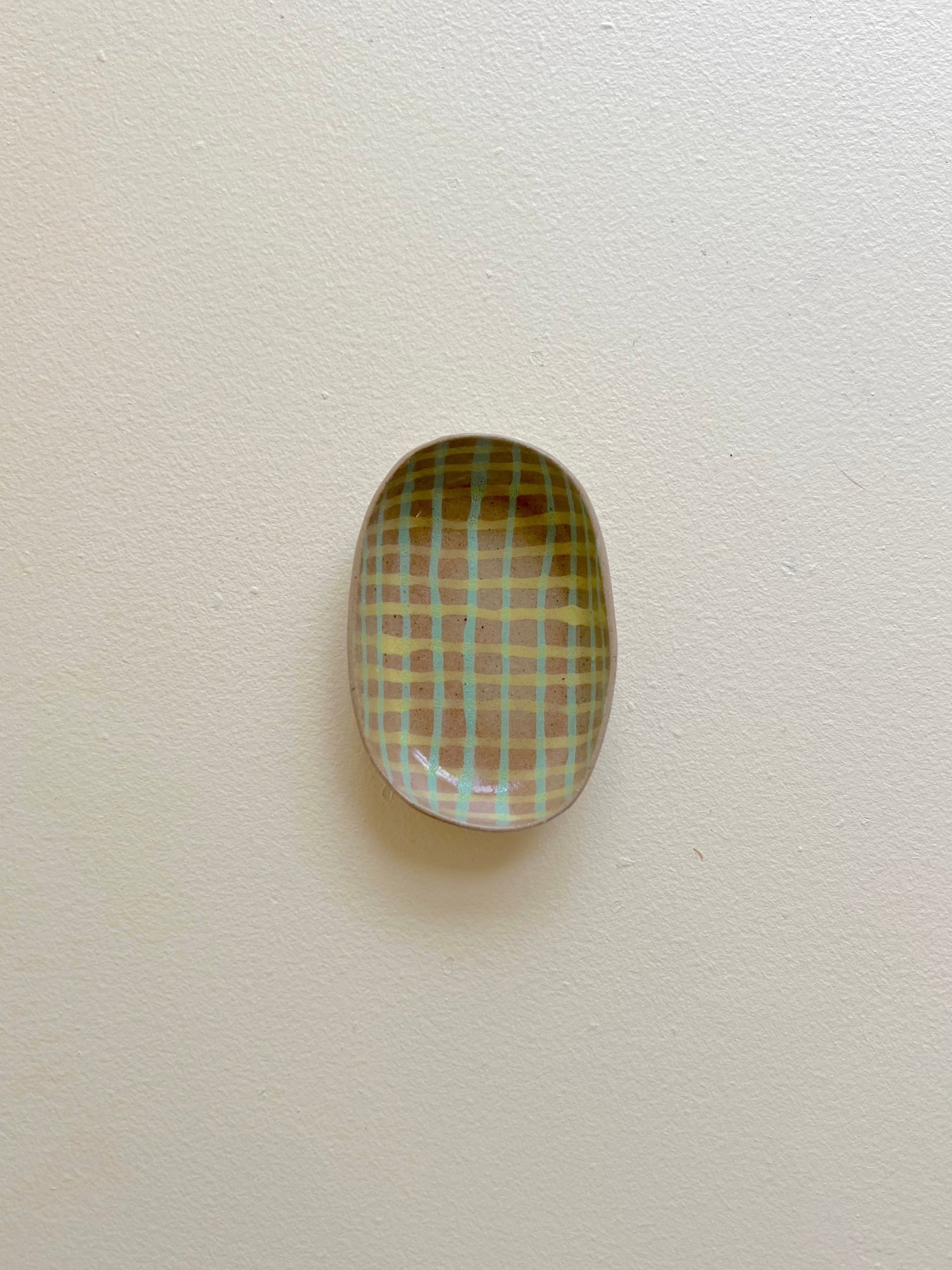 Hand-painted Mini Dish - Yellow/Green