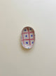 Hand-painted Mini Dish - Blue/Red