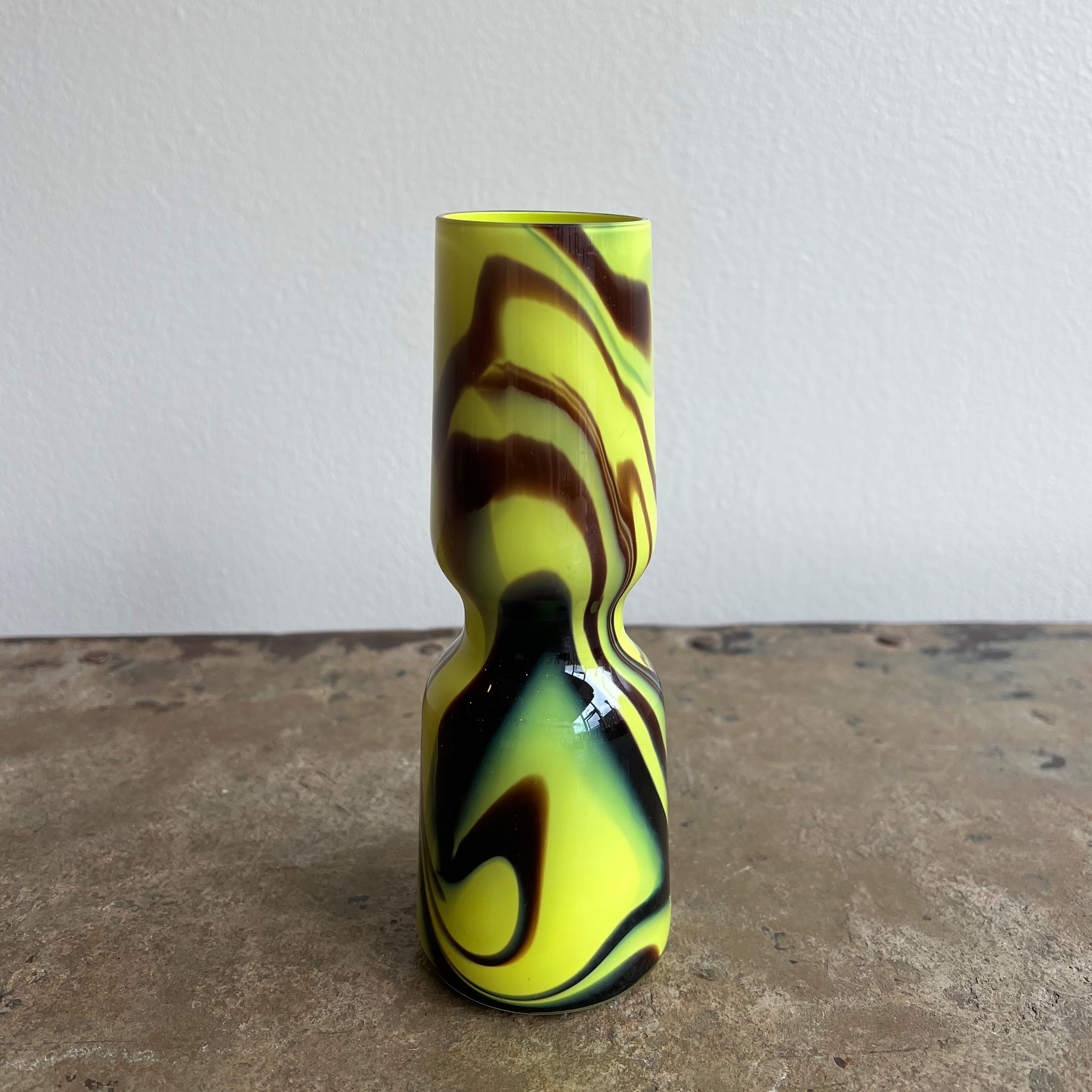 Hypnotic Murano Neon Vase