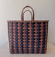 Underwater Weaving Studio - T-Stripe Big Shopper - Midnight & Brown