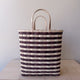 Underwater Weaving Studio - Retro Towel Tote - Walnut & Natural