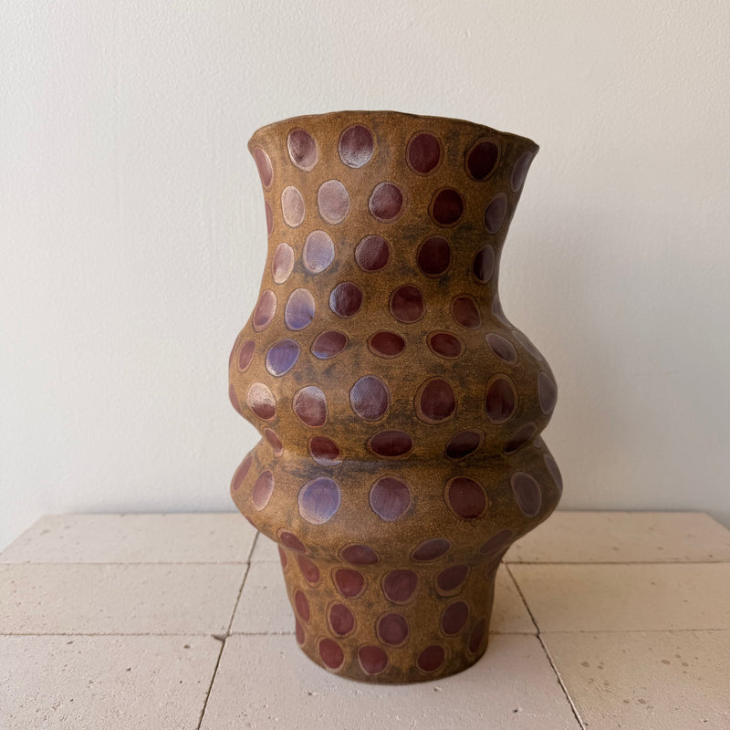 Jenny Rice - Rich Brown with Terracotta Spots