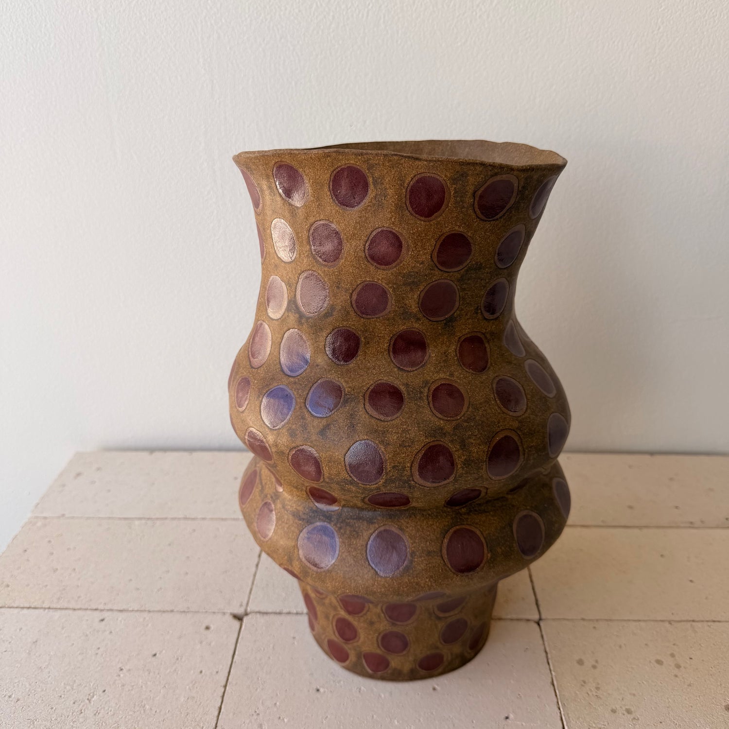 Jenny Rice - Rich Brown with Terracotta Spots