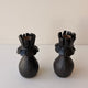 Claude Renaud - Flower Candlesticks - Black