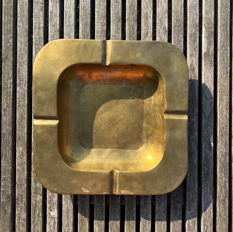 Vintage - 1970's Brass Ashtray