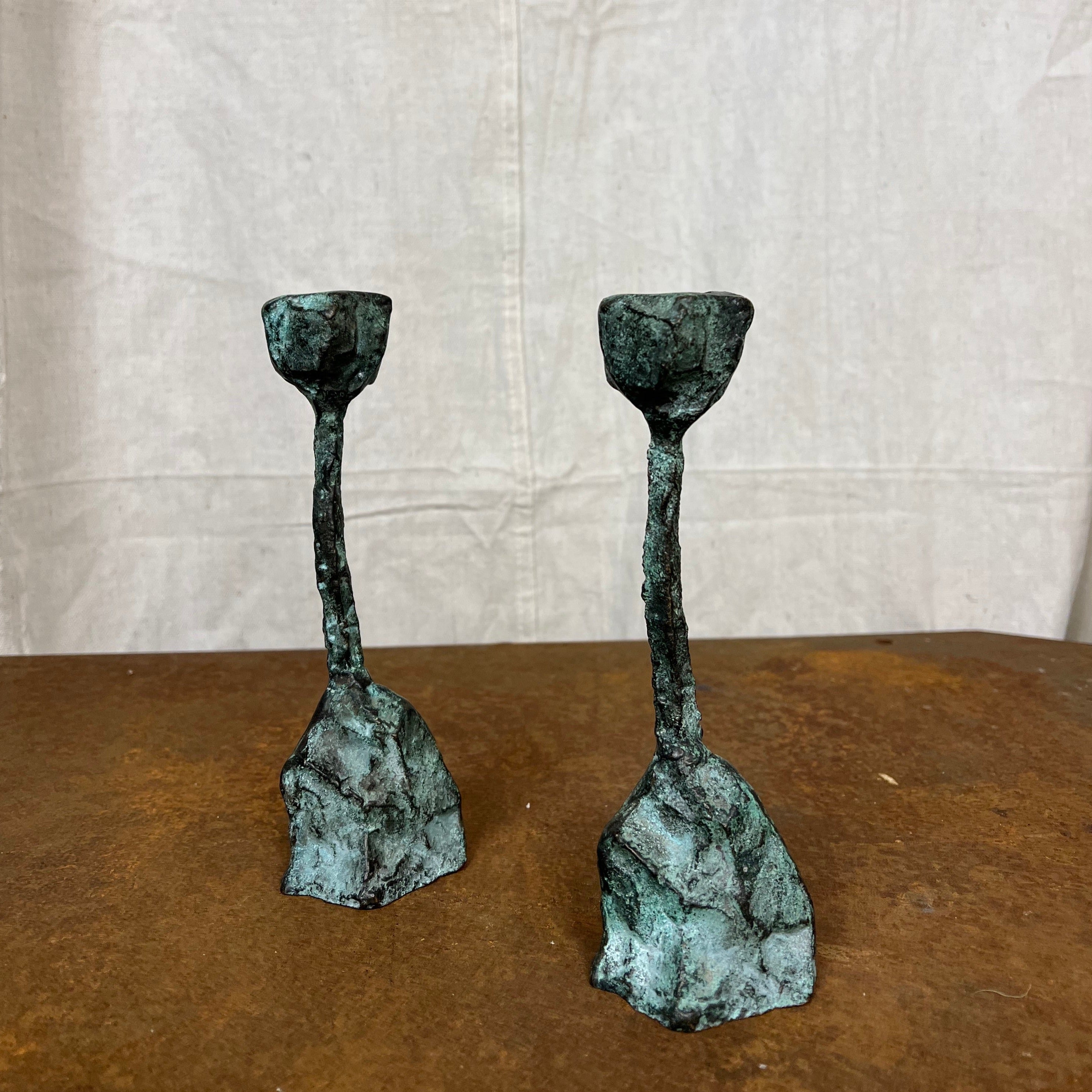 Giacometti Style Candleholders