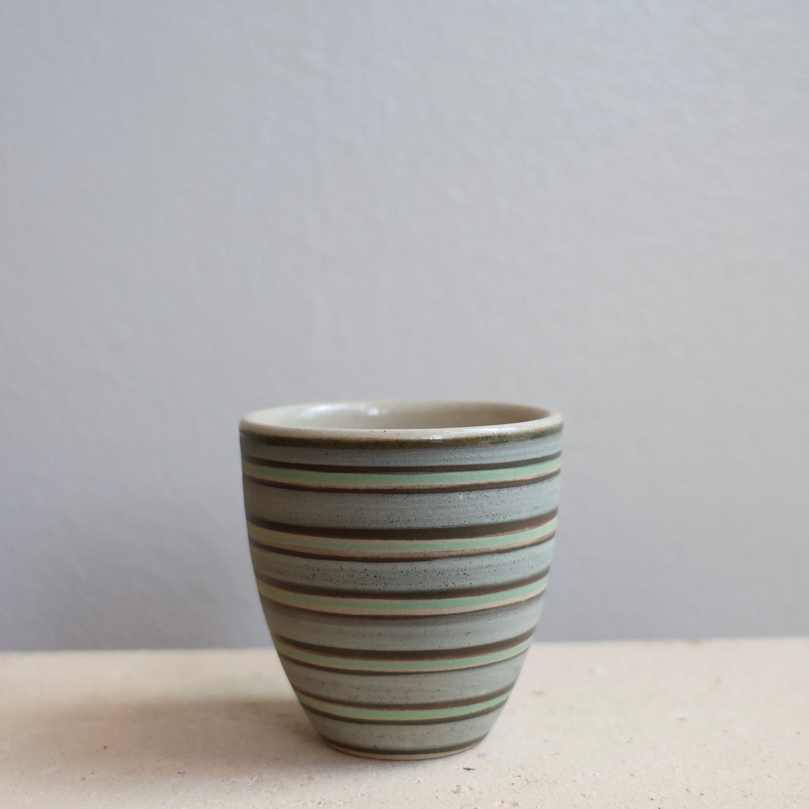 Espresso Cup Blue/Green/Brown