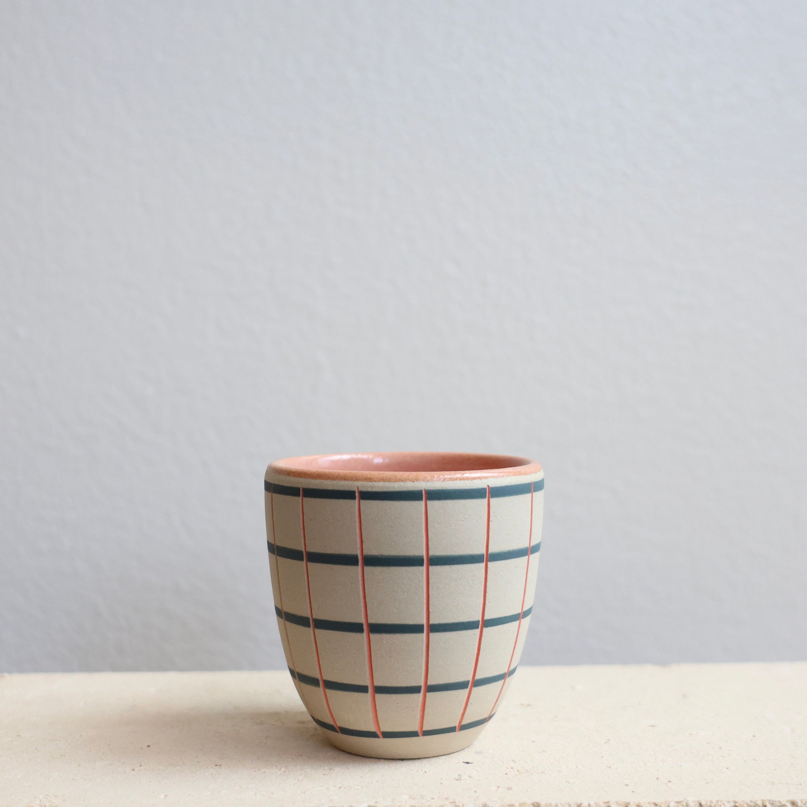 Espresso Cup Grey/Pink Cup