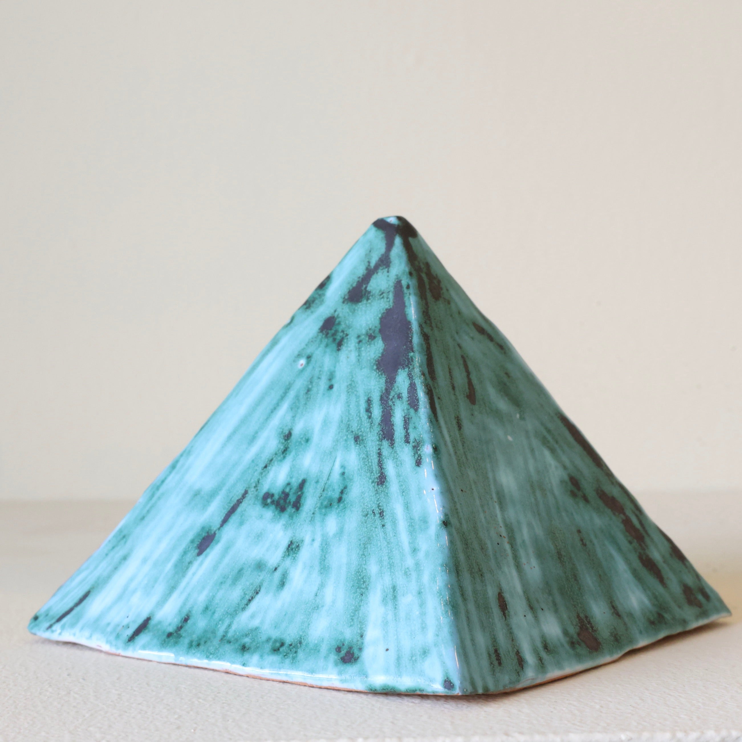 Handmade Italian Pyramid Sculpture