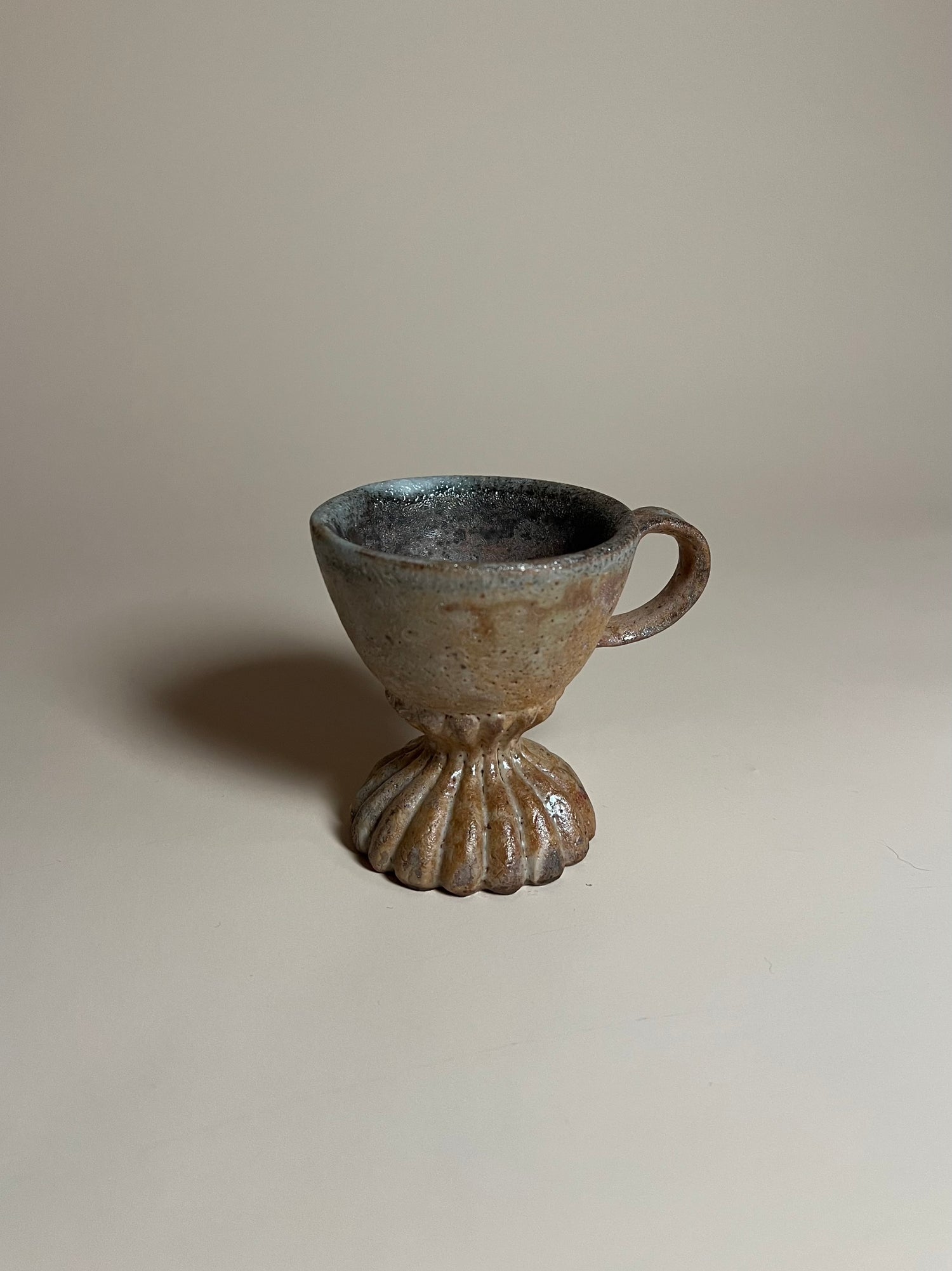 Ori Carlin - Small Pedestal Mug XIII