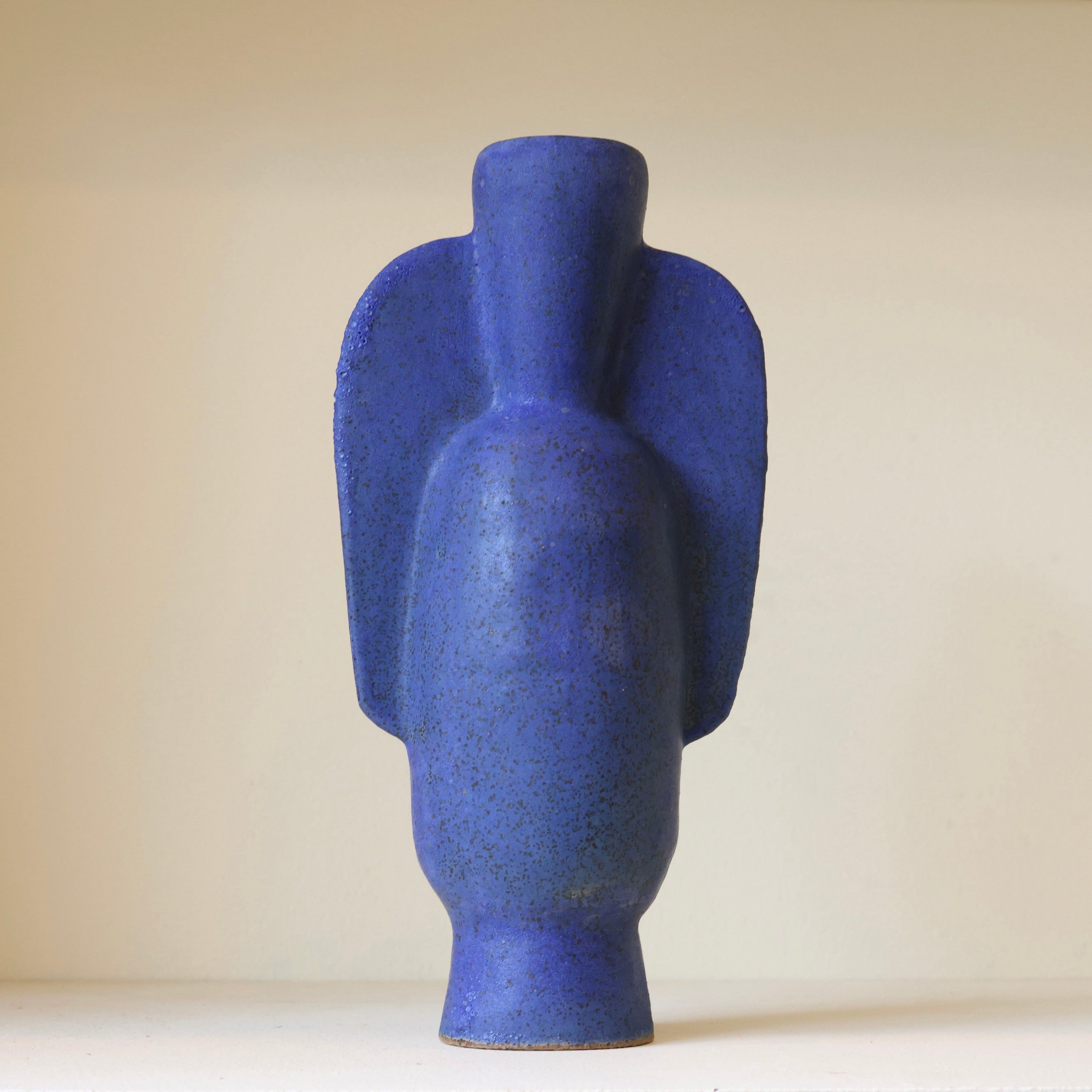 Cobalt Ghost Bottle Vase