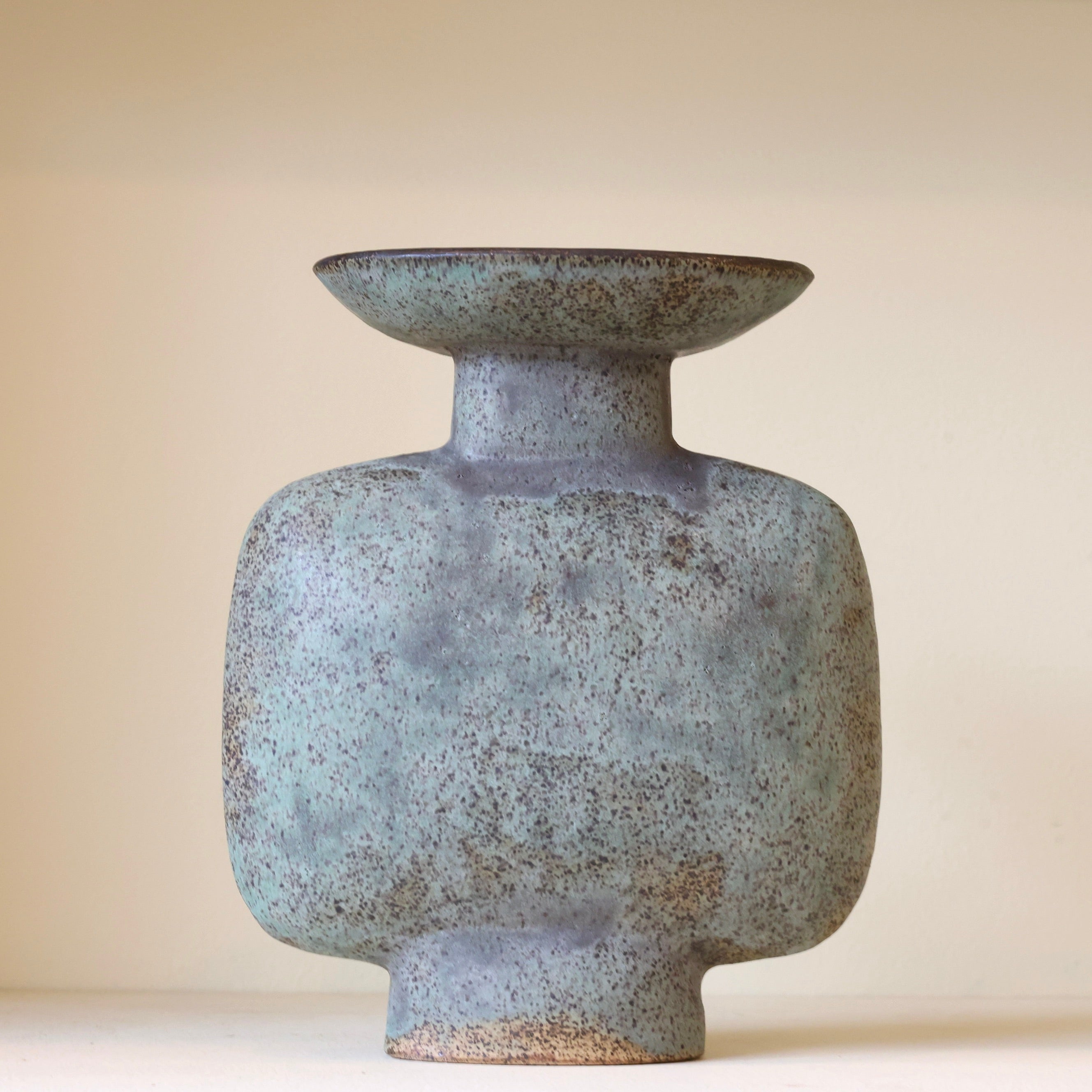 Verdigris Pillow Vase