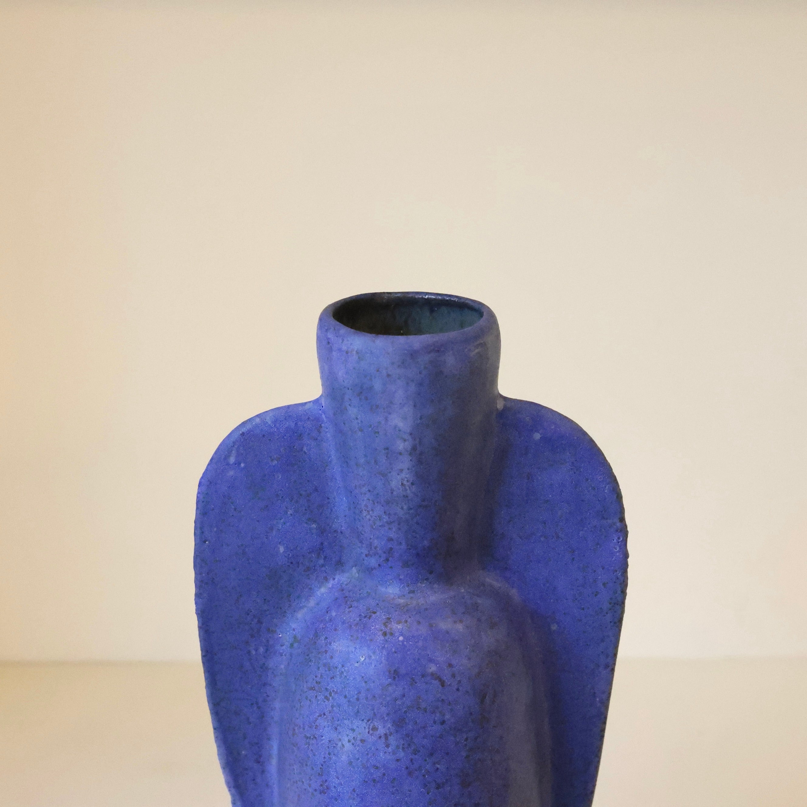 Cobalt Ghost Bottle Vase