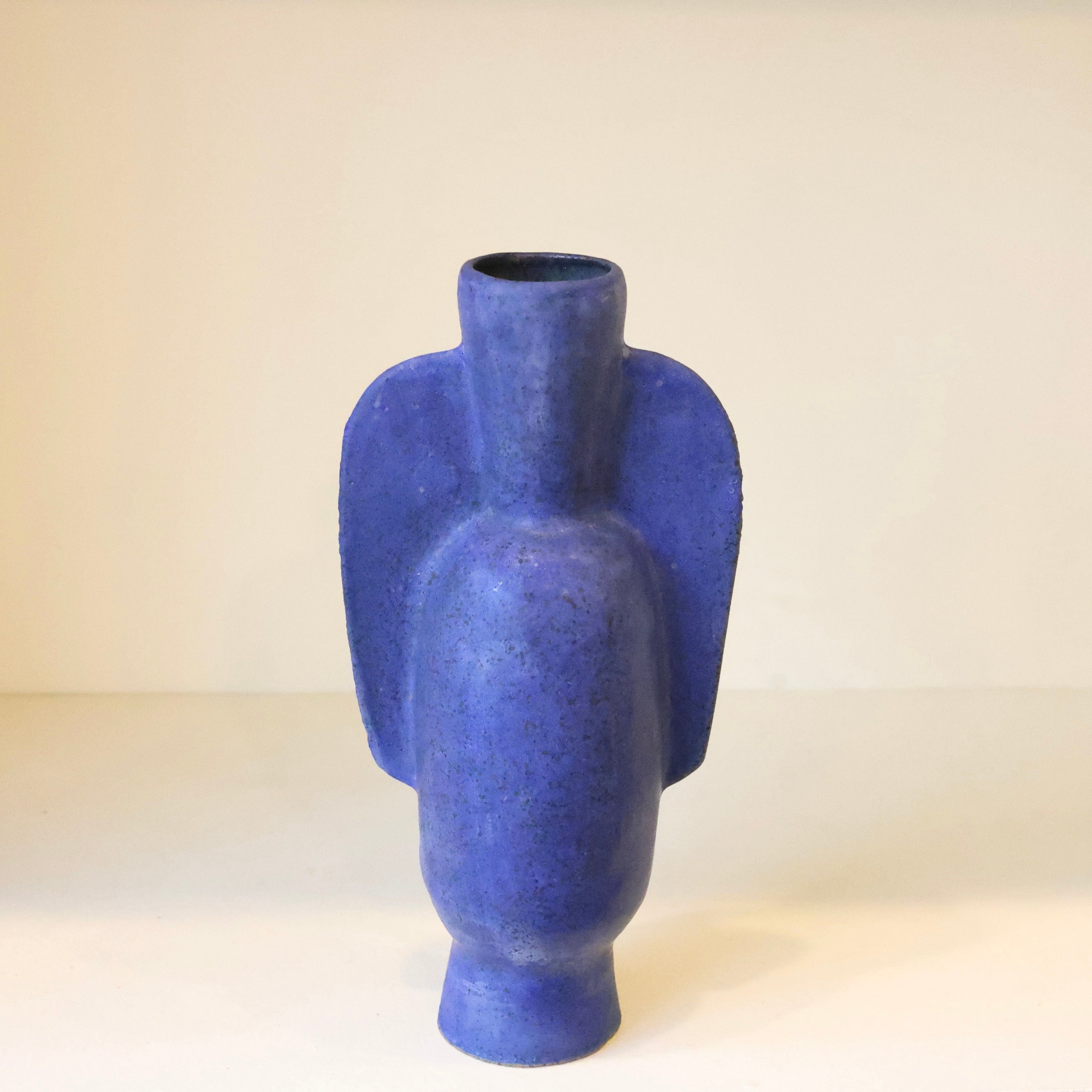 Cobalt Ghost Bottle Vase