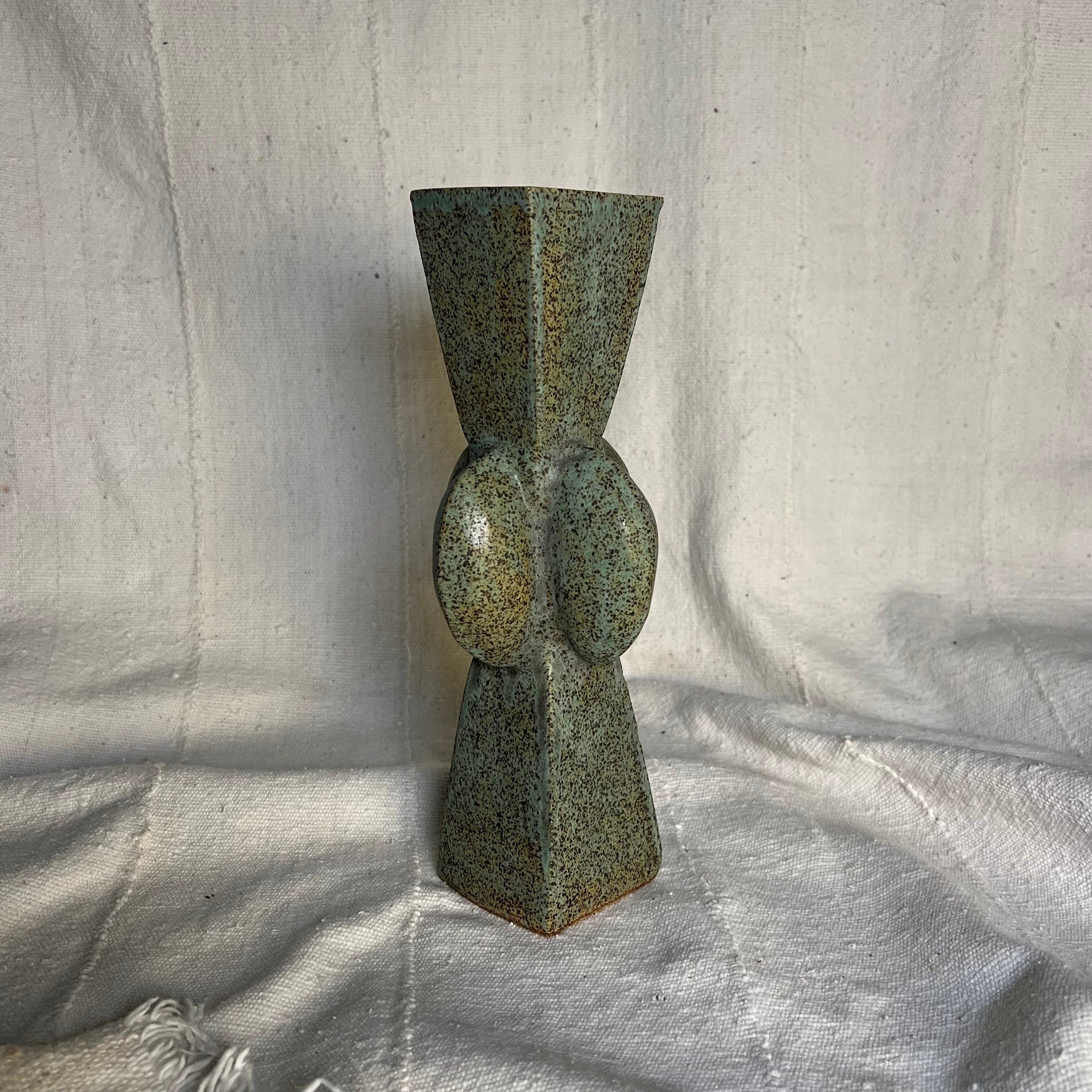 Verdigris Pylone Sculpture