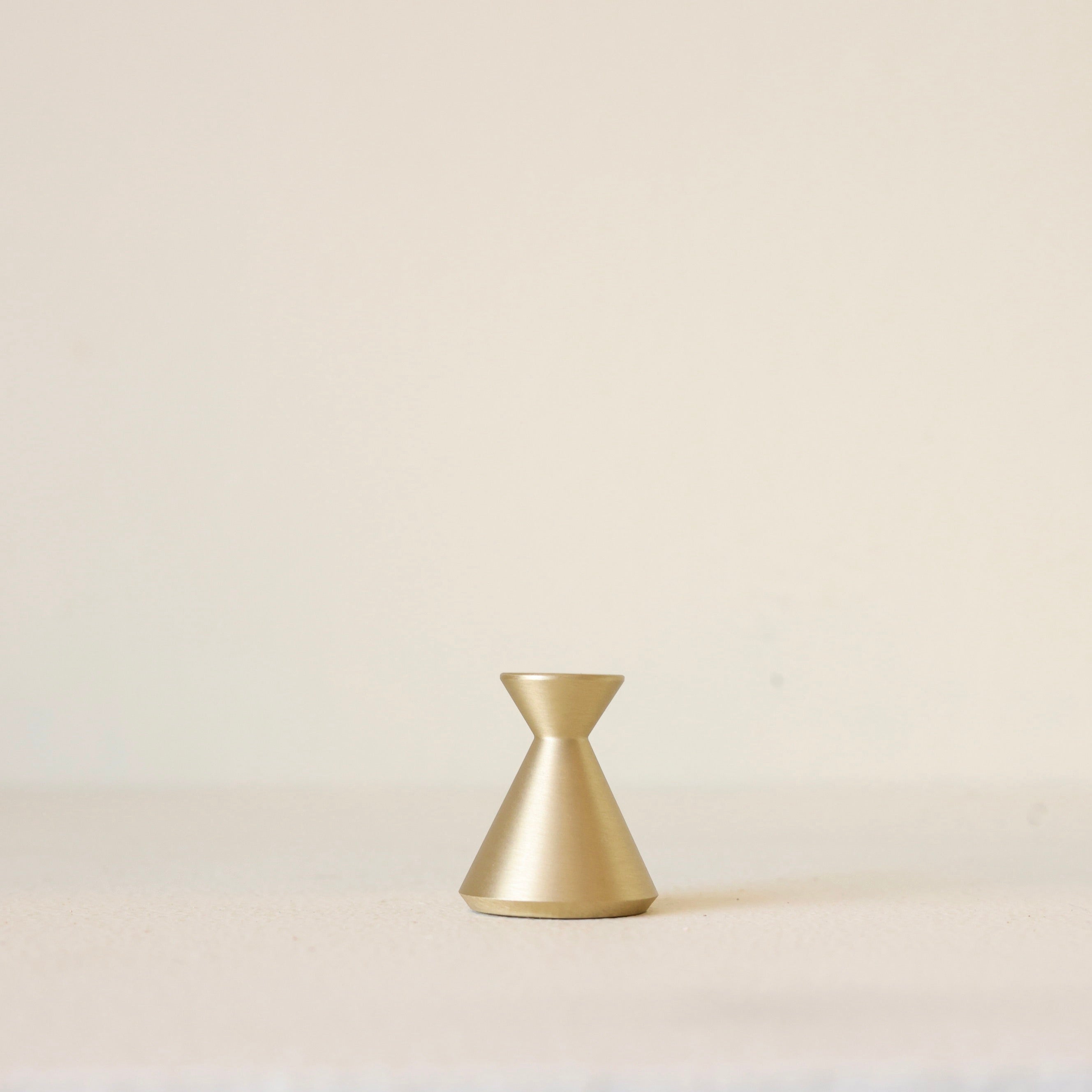 Hourglass Brass Incense Holder