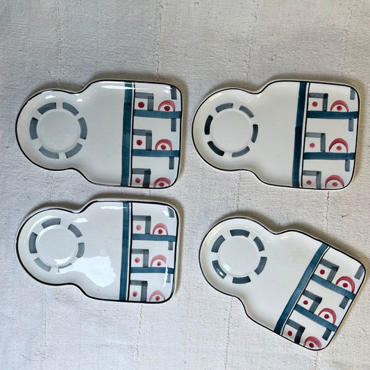 Vintage - Art Deco Sandwich Plates