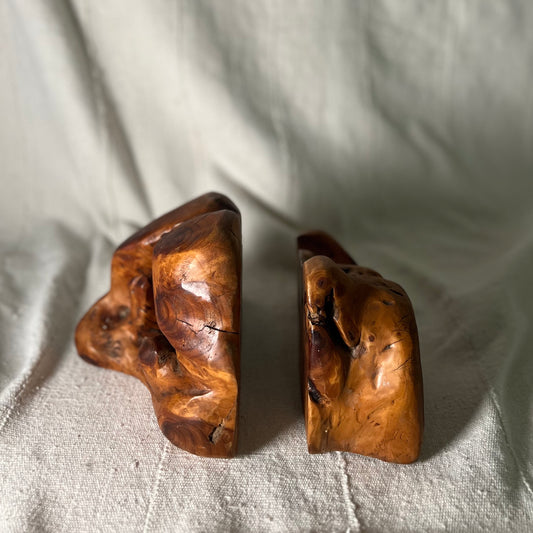 Vintage - Wooden Form Bookends