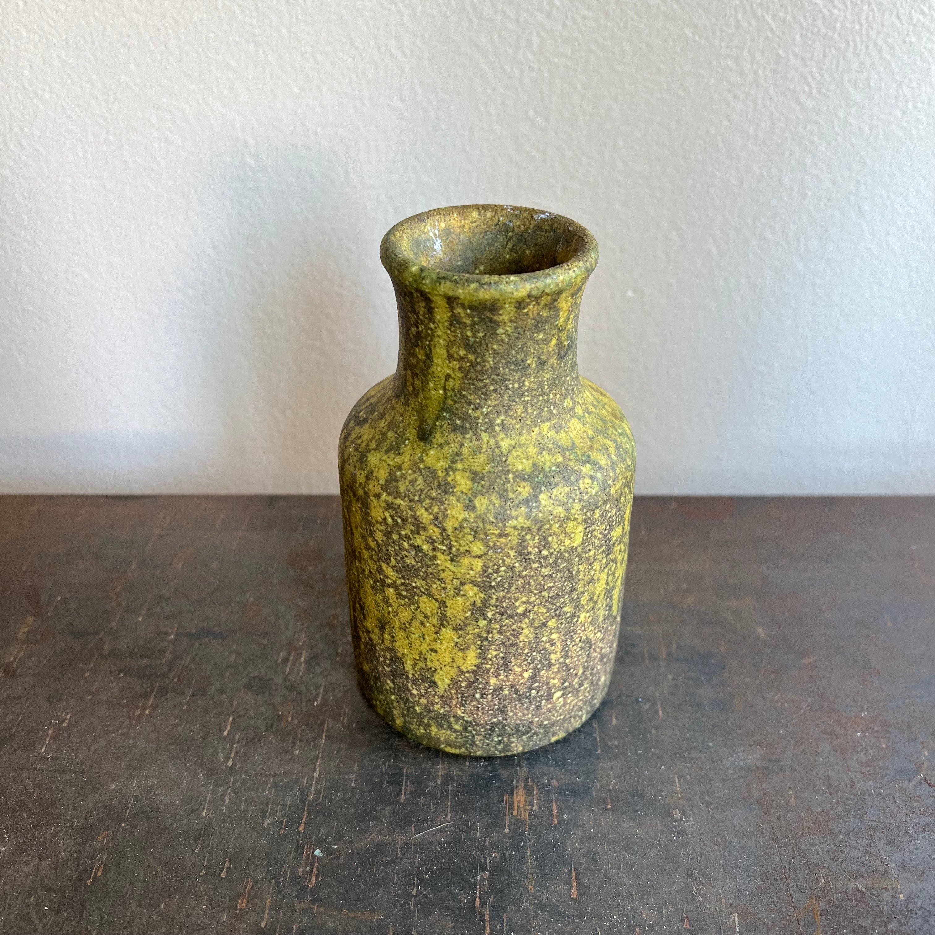 Yellow Acid Wash Vase