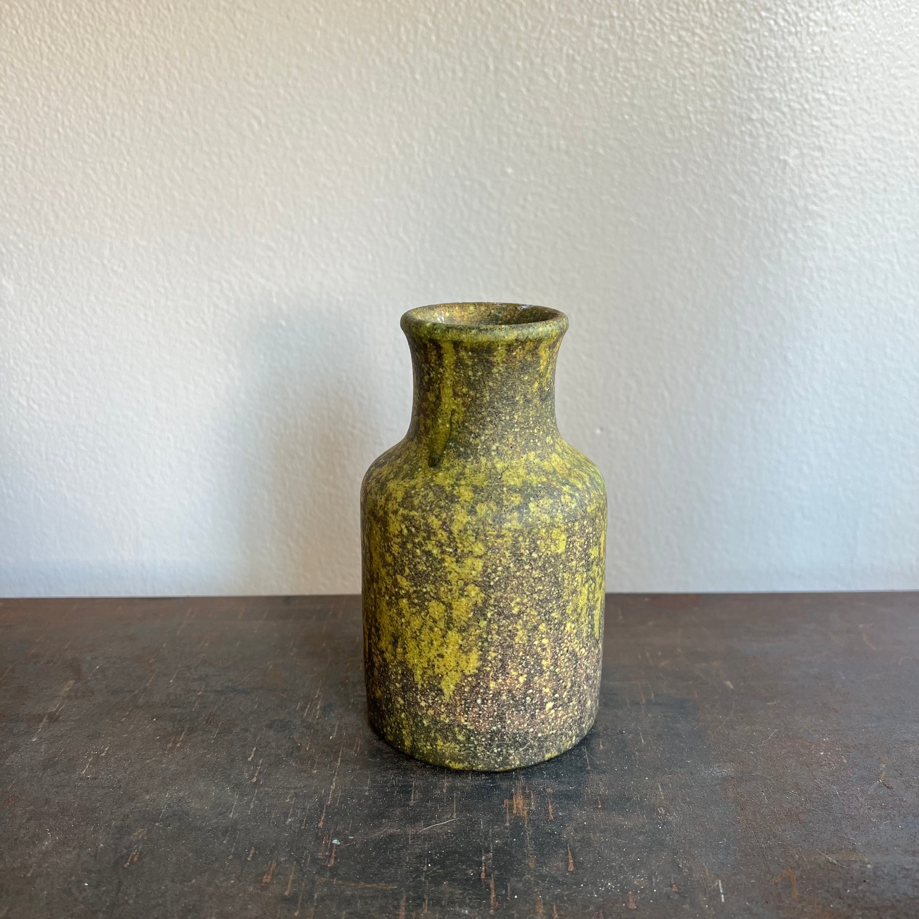 Yellow Acid Wash Vase