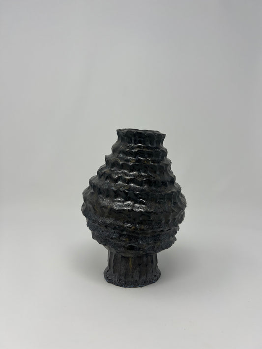 Bridget - Midnight Glaze Vase II