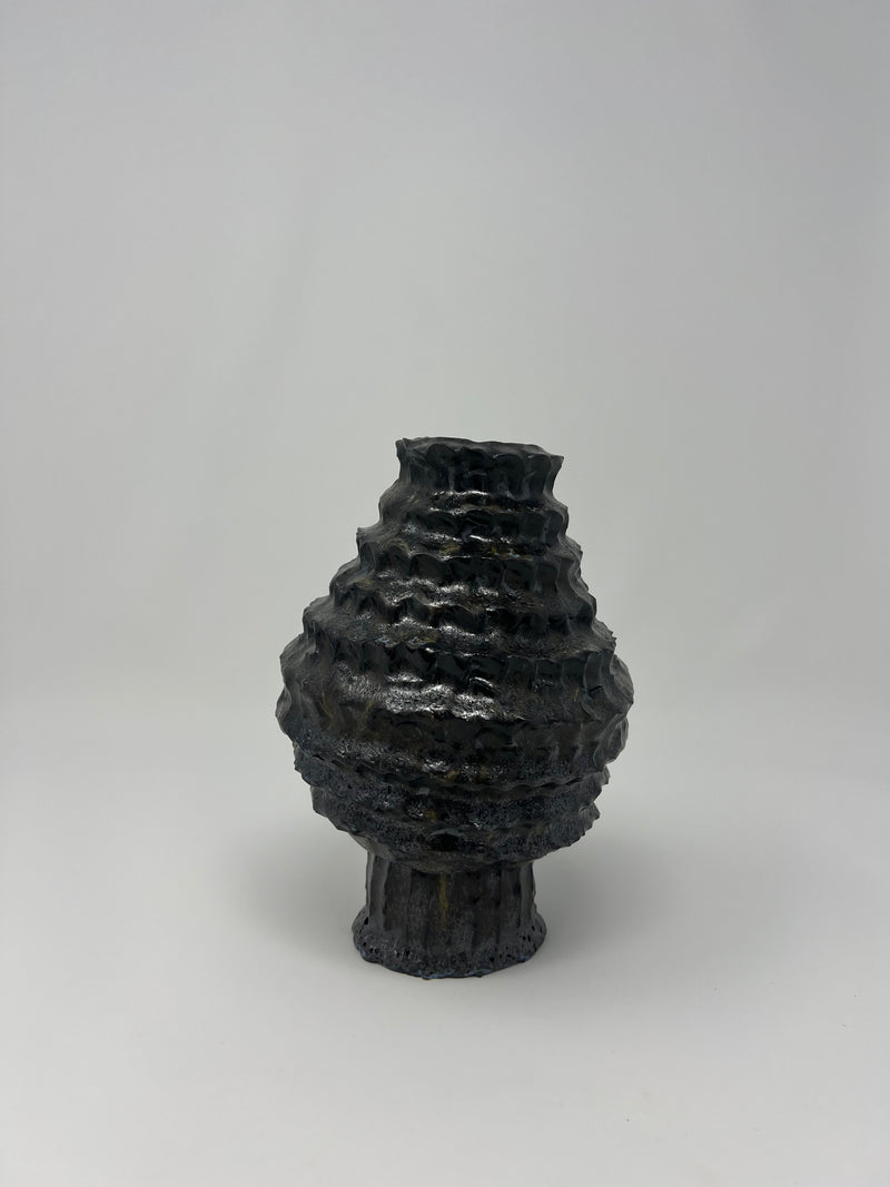 Bridget - Midnight Glaze Vase II
