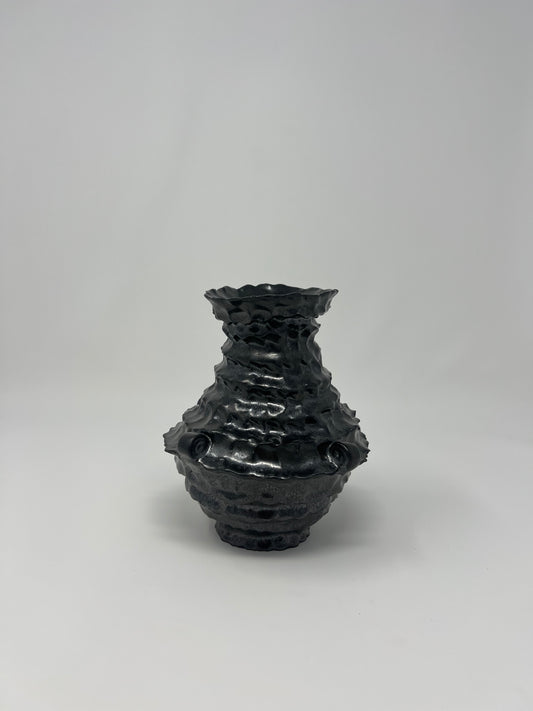 Bridget - Midnight Glaze Vase I
