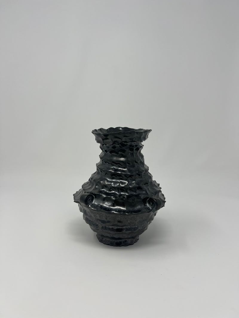 Bridget - Midnight Glaze Vase I