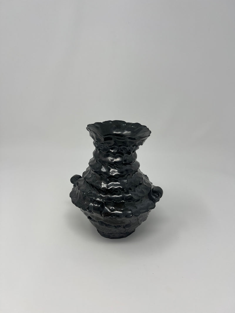 Bridget - Midnight Glaze Vase I