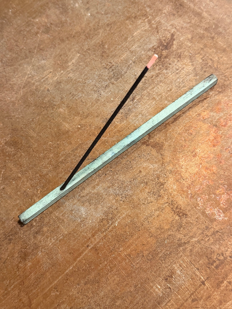 Cinnamon Projects - Verdigris Linea Incense Burner