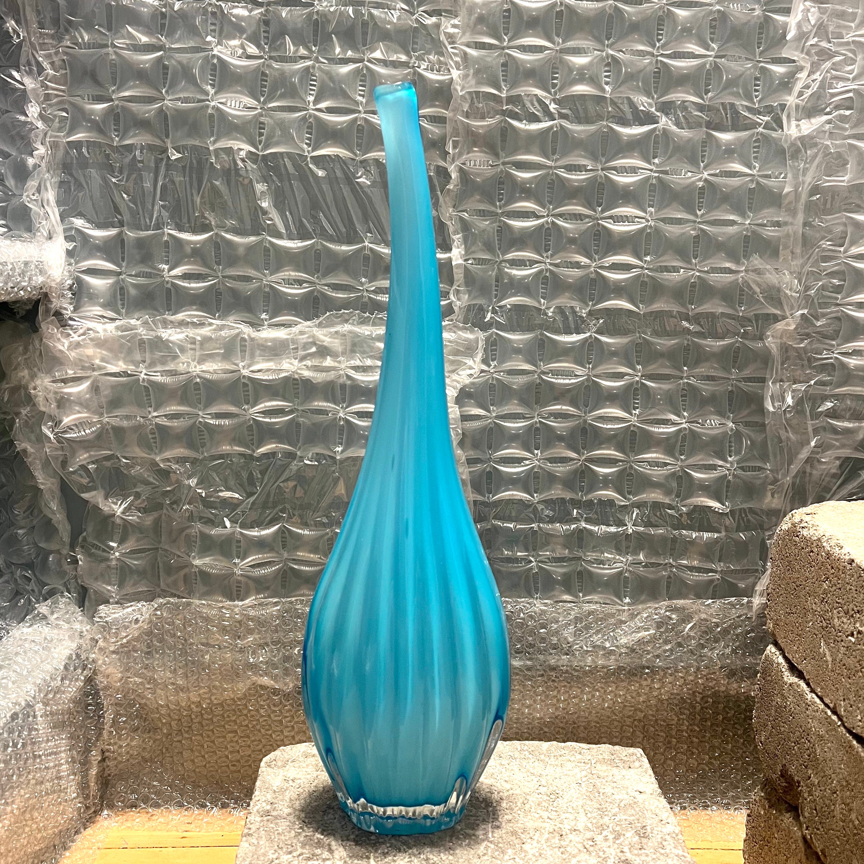 Mid-Century Blue Vase