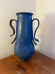 Claude Renaud - Dark Blue Ribbon Vase