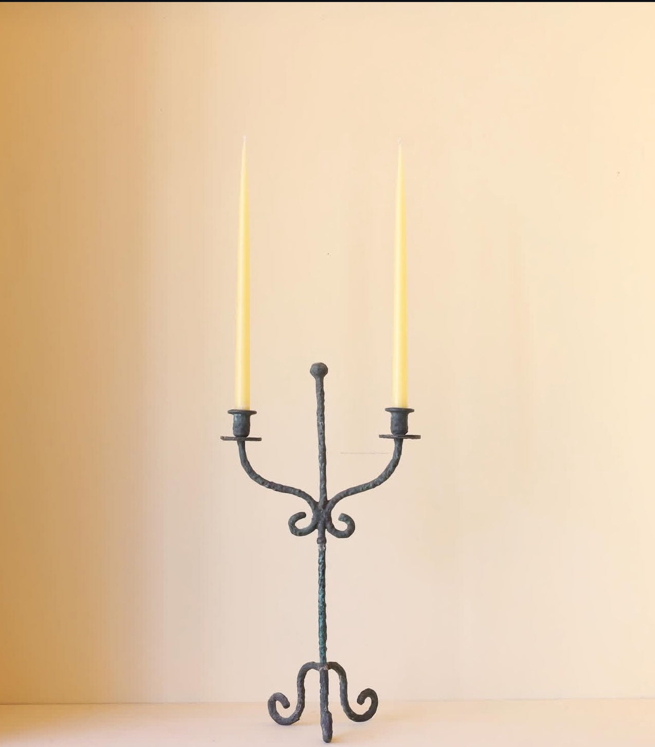 Vintage Iron Candelabra